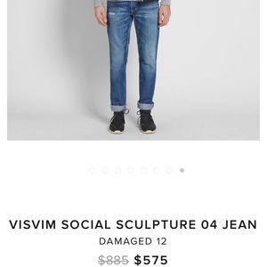 Visvim Social Sculpture 04 D12 Jeans